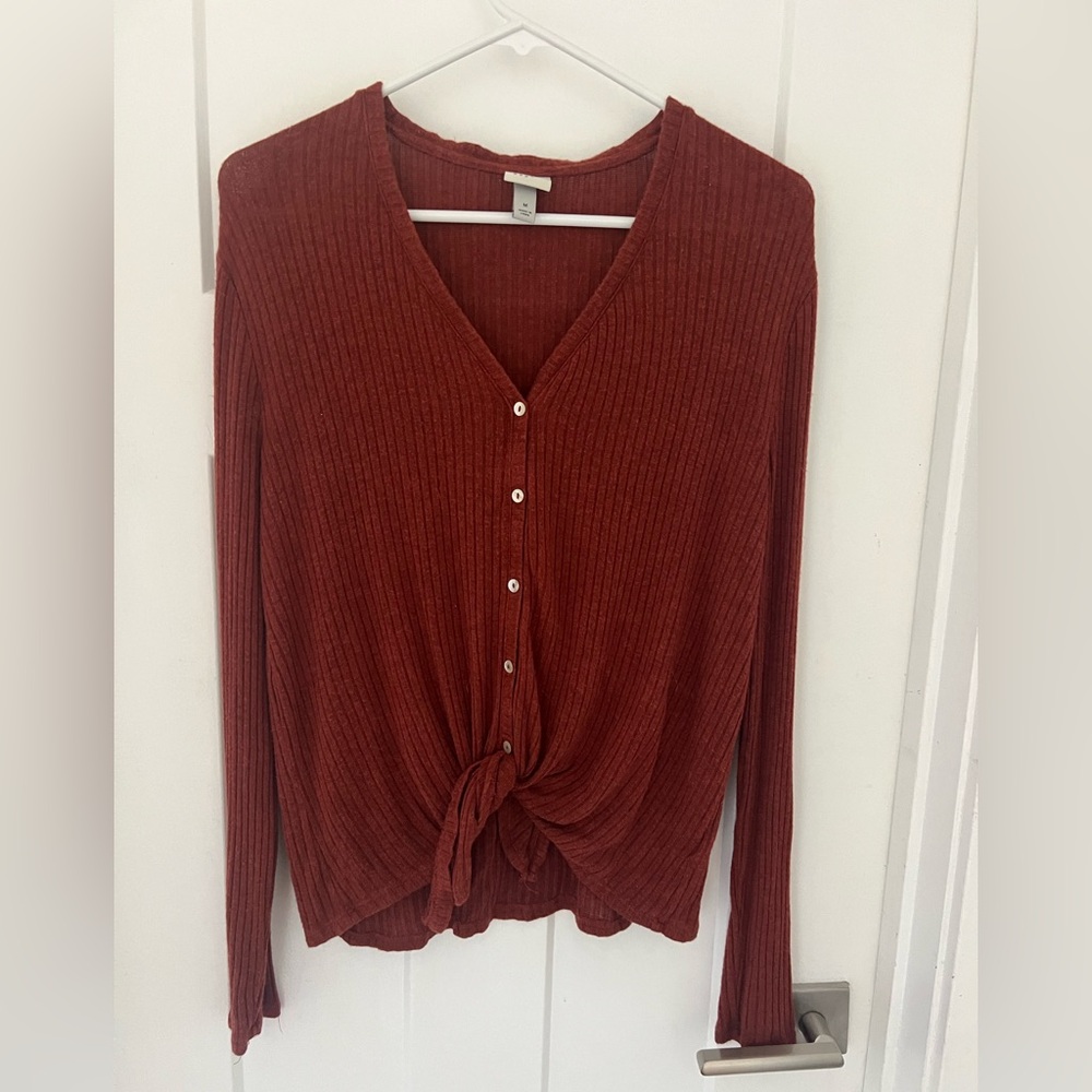 A New Day Long-Sleeve Button Up Top